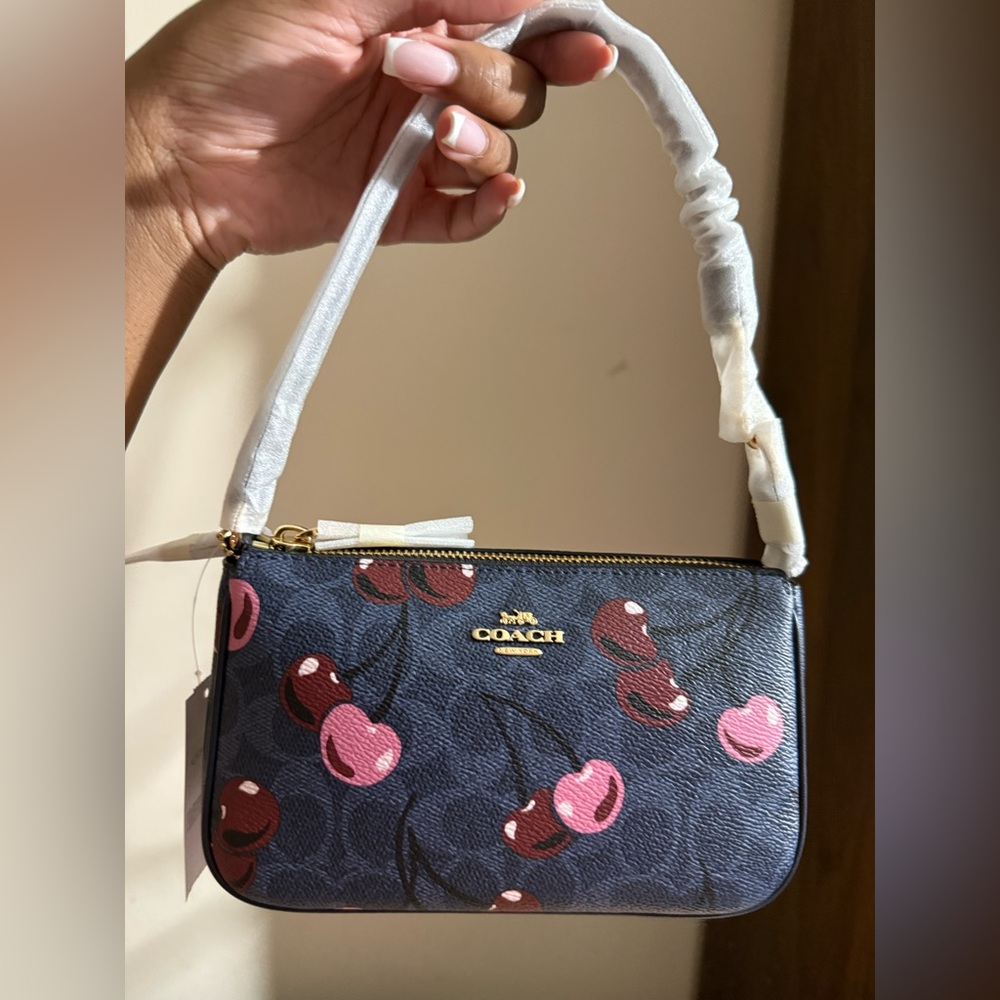 Coach signature cherry nolita purse NWT